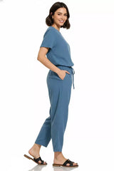 Zenana Woven Crepe Elastic Band Waist Pants - Trendsi - Flyclothing LLC
