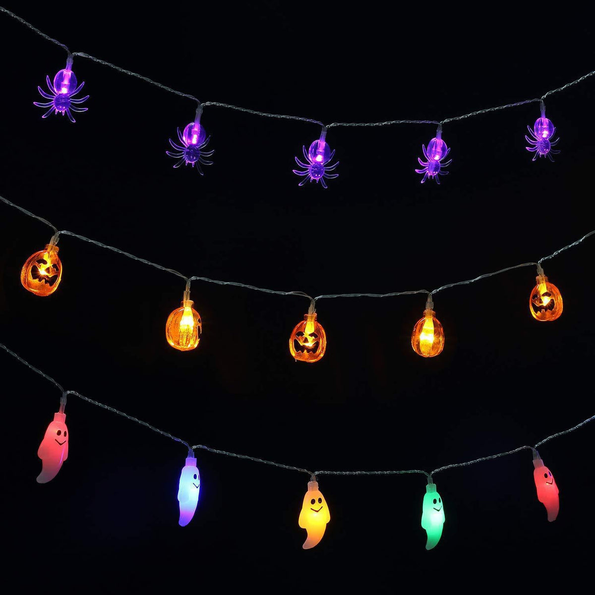 Halloween Decoration Lights Bat String Lights For Garden Gate Yard Halloween Christmas Decoration - My Store - Flyclothing LLC