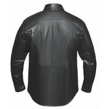 Titan - Men's Shirt style Premium Leather Biker Jacket - Unik Just for Bikers - Flyclothing LLC