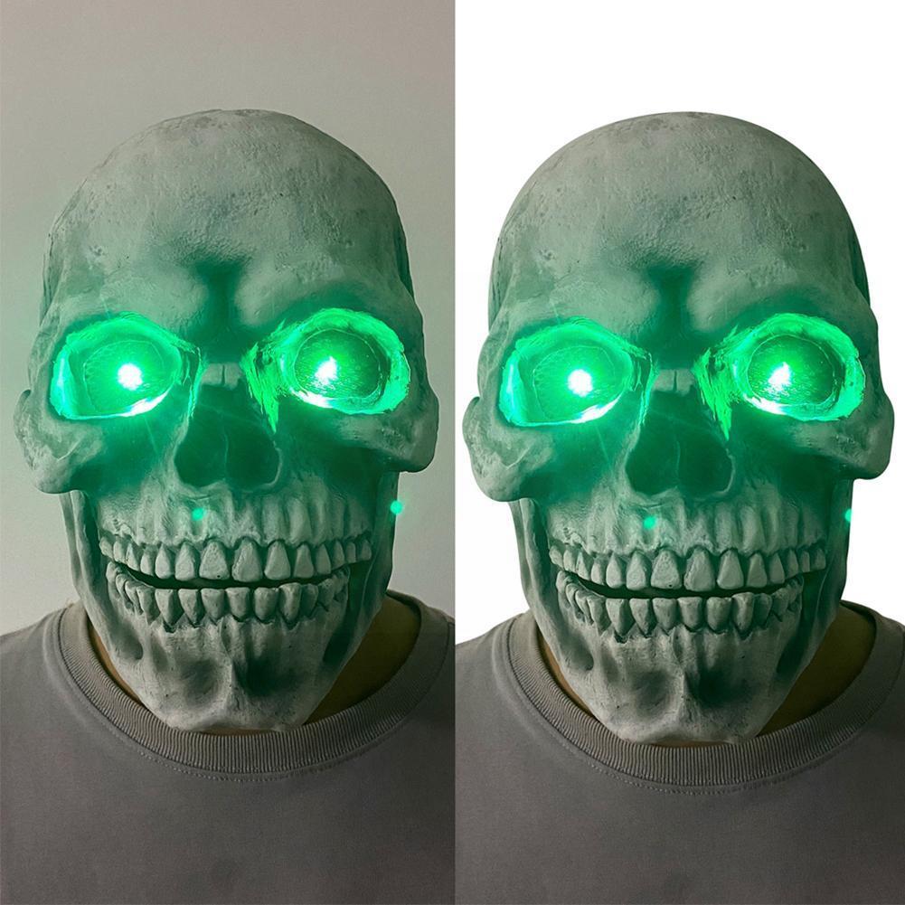 Halloween Skull Movable Mouth Latex Mask Halloween Kills Mask Cosplay Scary Killer Full Face Helmet Halloween Party Costume Prop - My Store - Flyclothing LLC