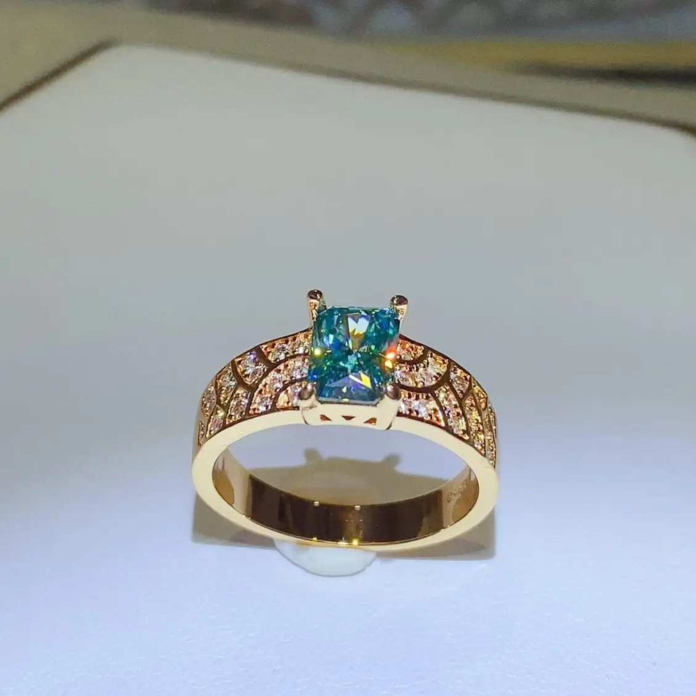 1 Carat Moissanite 925 Sterling Silver Ring - Trendsi - Flyclothing LLC