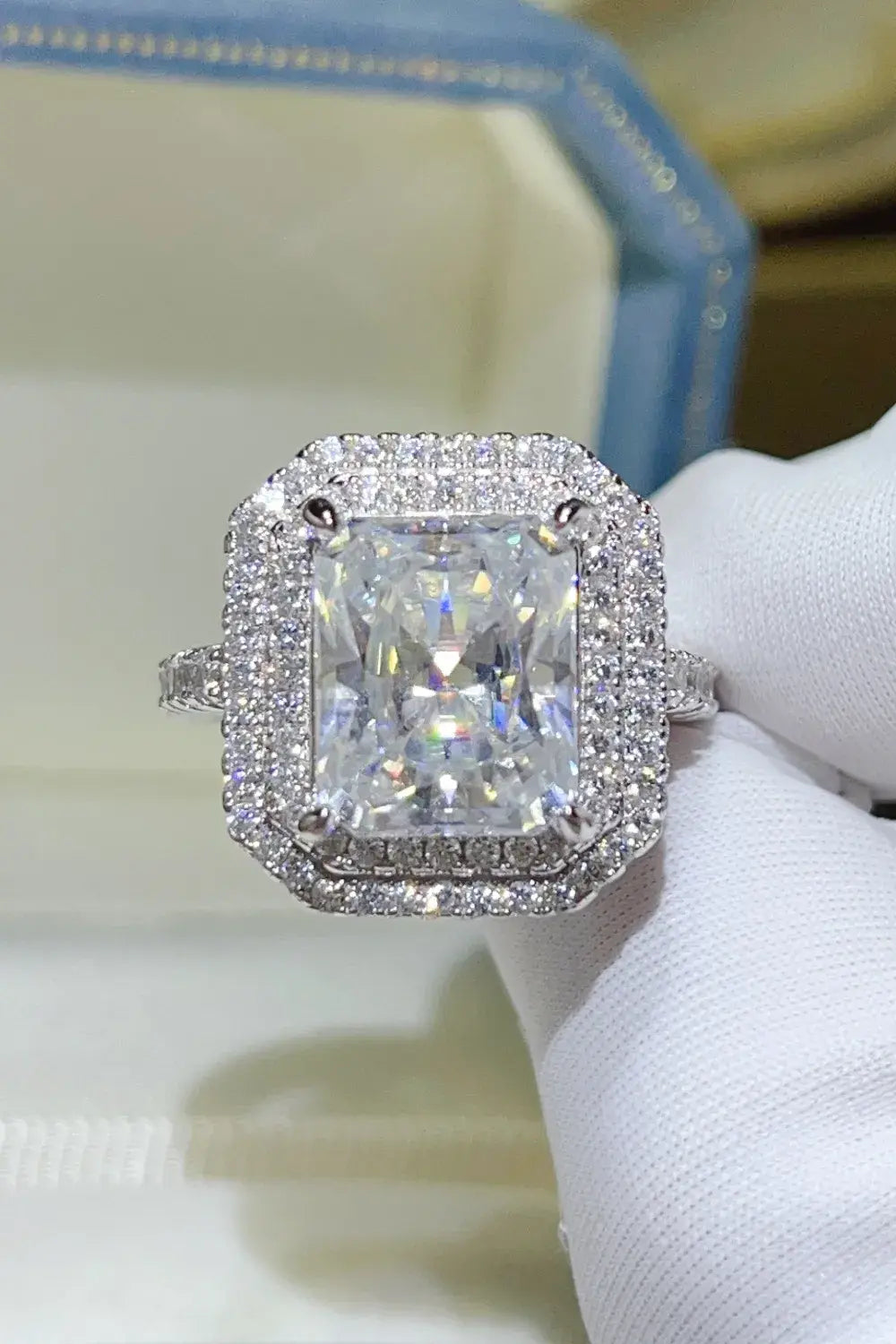 2 Carat Moissanite 925 Sterling Silver Ring - Trendsi - Flyclothing LLC