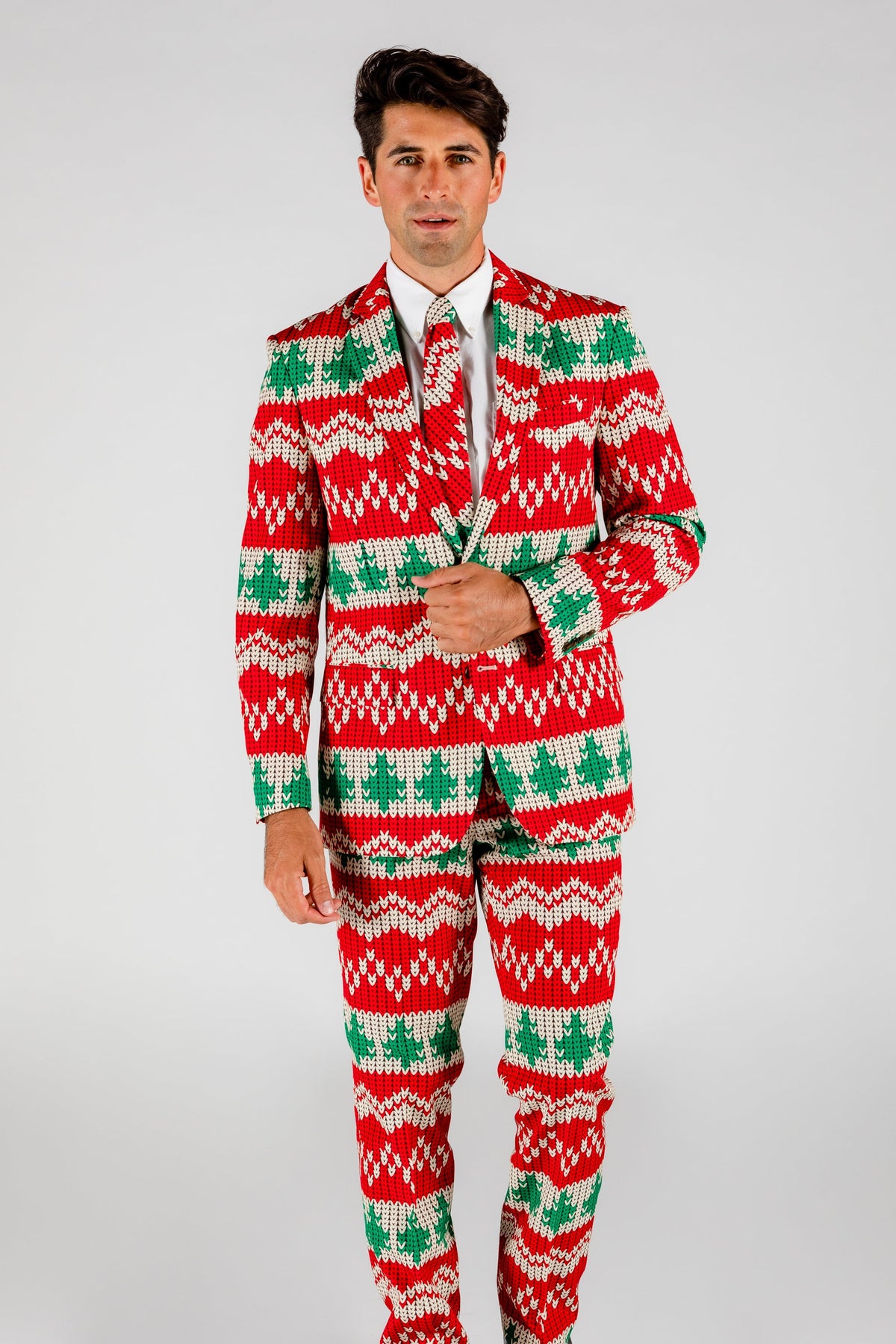 The Red Ryder | Knit Print Christmas Suit - Shinesty - Flyclothing LLC