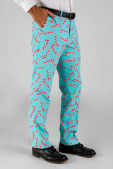 The Peppermint Pimp Canes | Candy Cane Print Christmas Pants - Shinesty