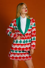 The Red Ryder | Women's Knit Print Christmas Suit - Shinesty