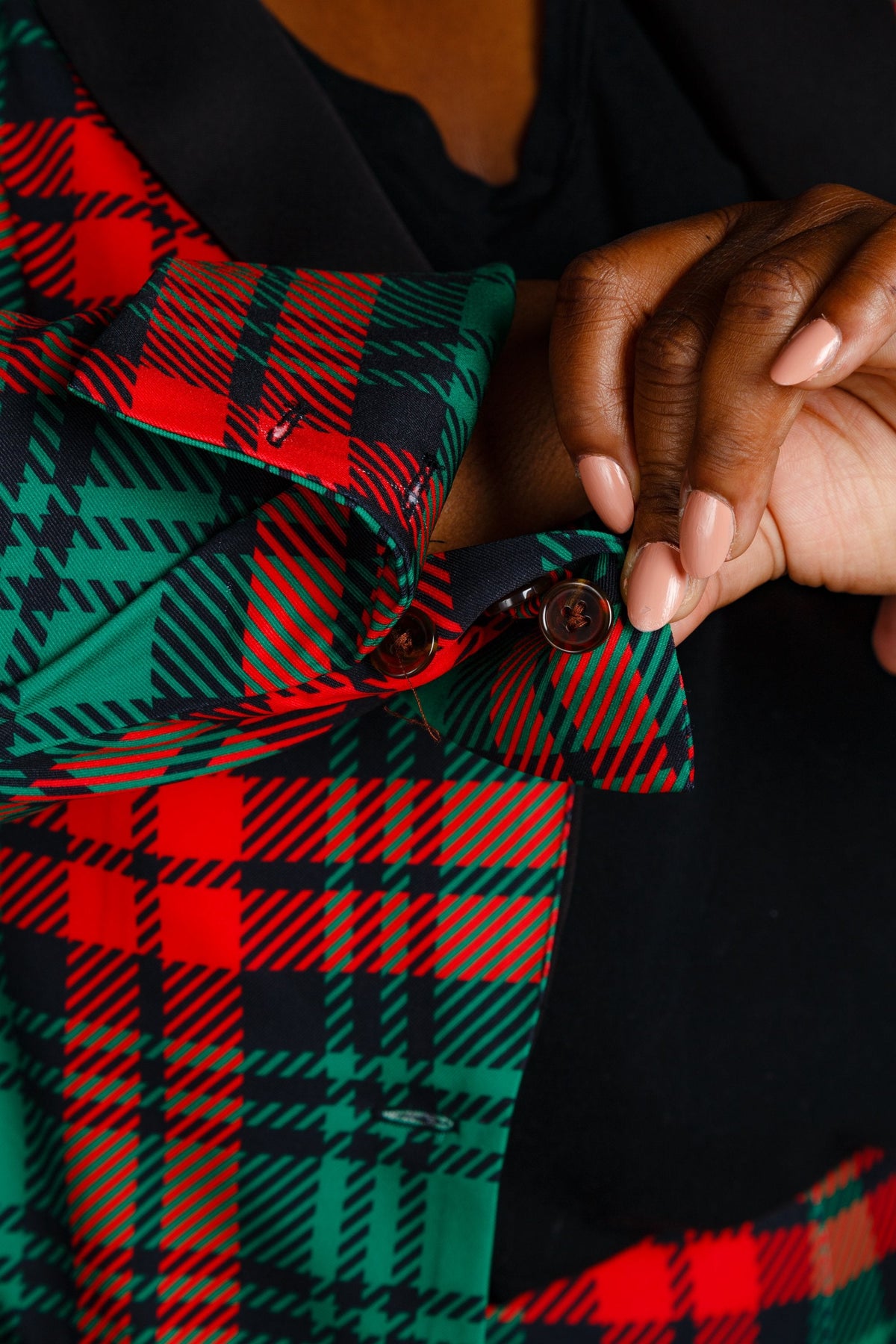 The Lincoln Log Love Daddy/Lady | Women's Green Plaid Christmas Suit - Shinesty - Flyclothing LLC