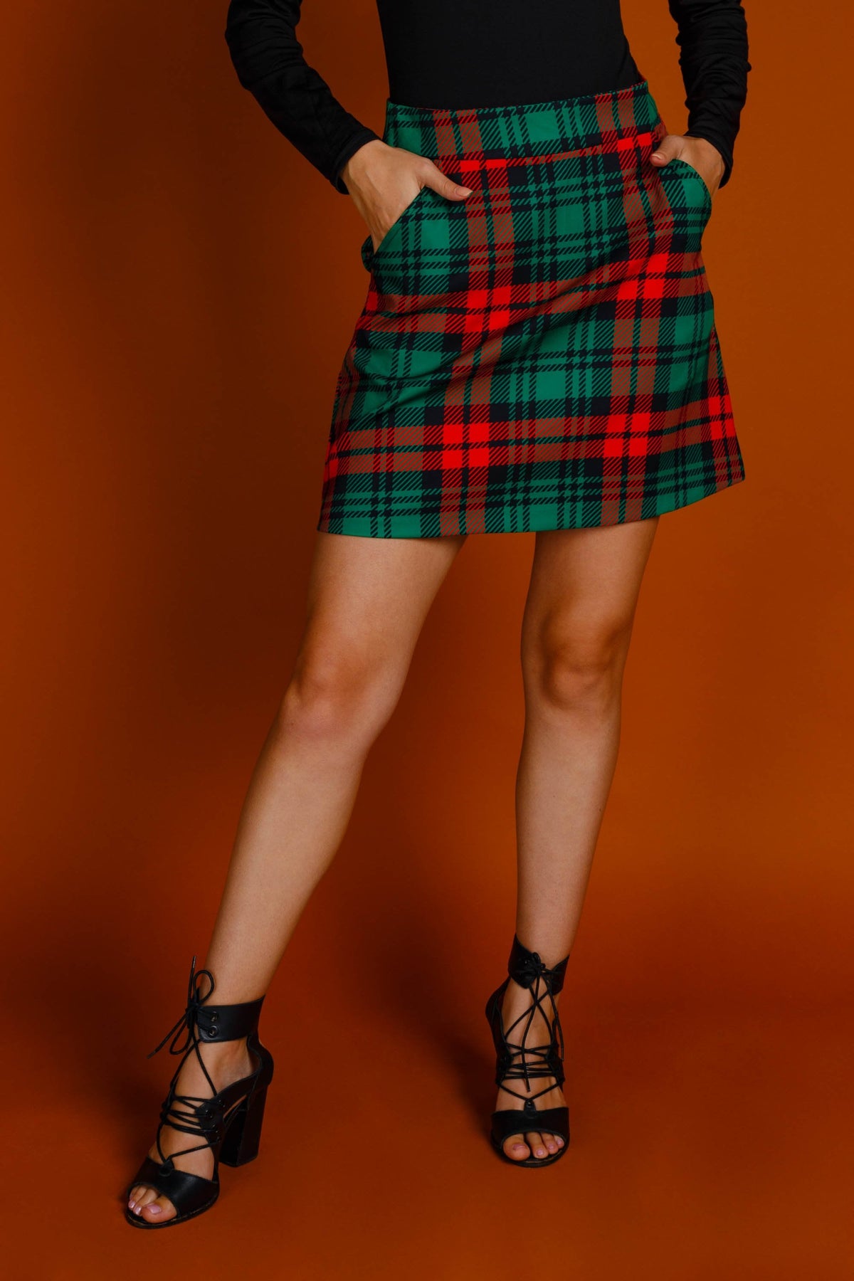 The Lincoln Log Love Daddy/Lady | Women's Green Plaid Christmas Suit - Shinesty - Flyclothing LLC