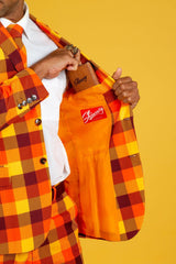 That 70s Suit | Thanksgiving Plaid Suit - Shinesty