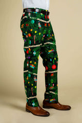 The Christmas Tree Camo | Men's Christmas Tree Print Pants - Shinesty - Flyclothing LLC