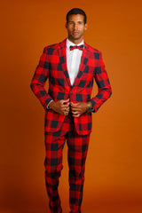 The Red & Black Lumberjack | Buffalo Check Suit - Shinesty