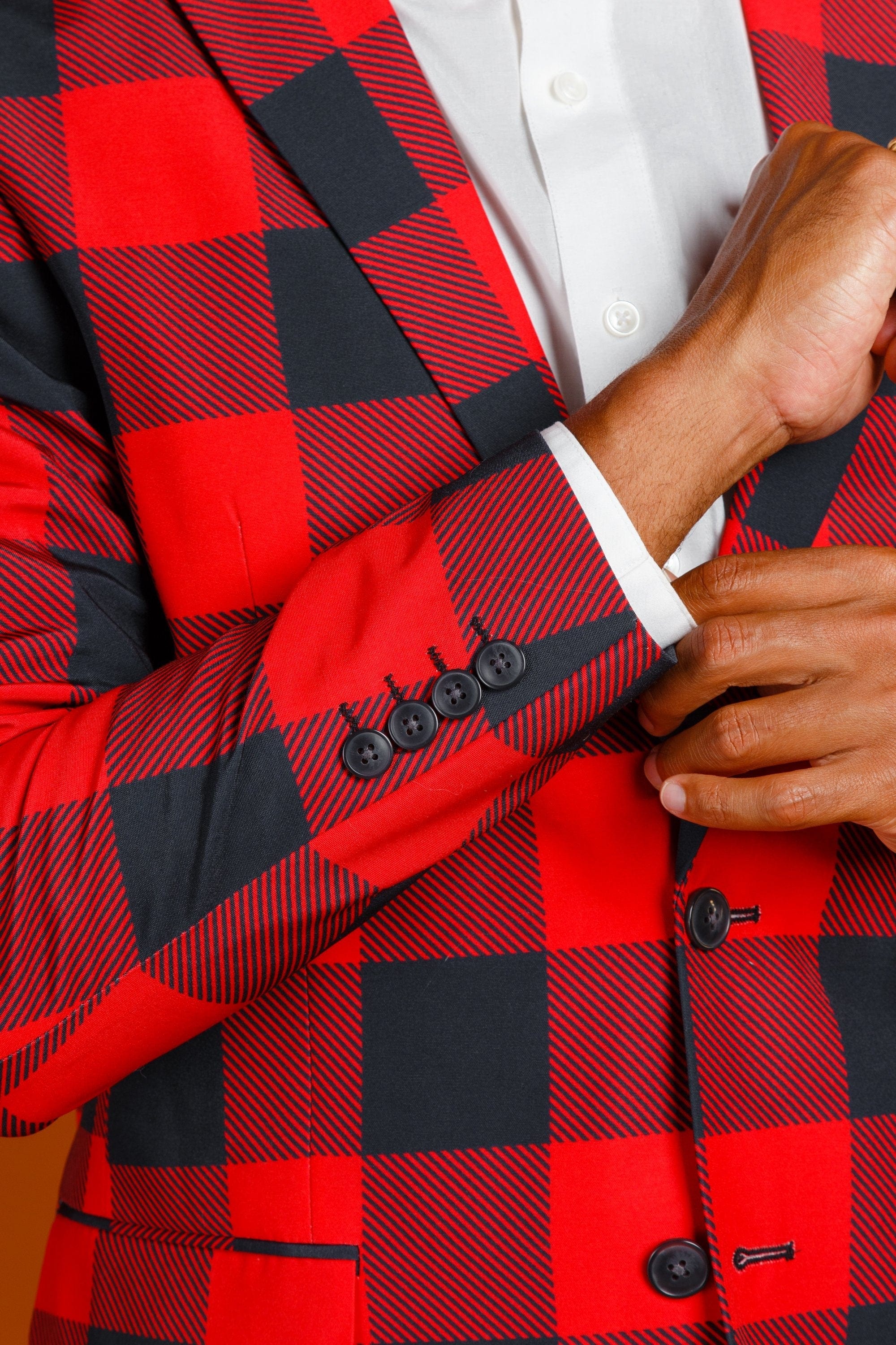 The Red & Black Lumberjack | Buffalo Check Suit - Shinesty