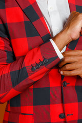 The Red & Black Lumberjack | Buffalo Check Suit - Shinesty