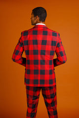 The Red & Black Lumberjack | Buffalo Check Suit - Shinesty