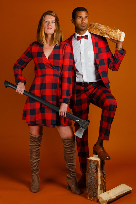The Red & Black Lumberjack | Buffalo Check Suit - Shinesty