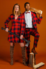 The Red & Black Lumberjack | Buffalo Check Suit - Shinesty