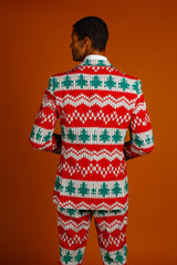 The Red Ryder | Knit Print Christmas Suit - Shinesty