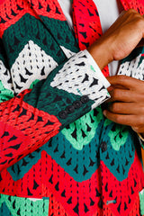 The Dapper Doily | Quilted Print Christmas Suit - Shinesty