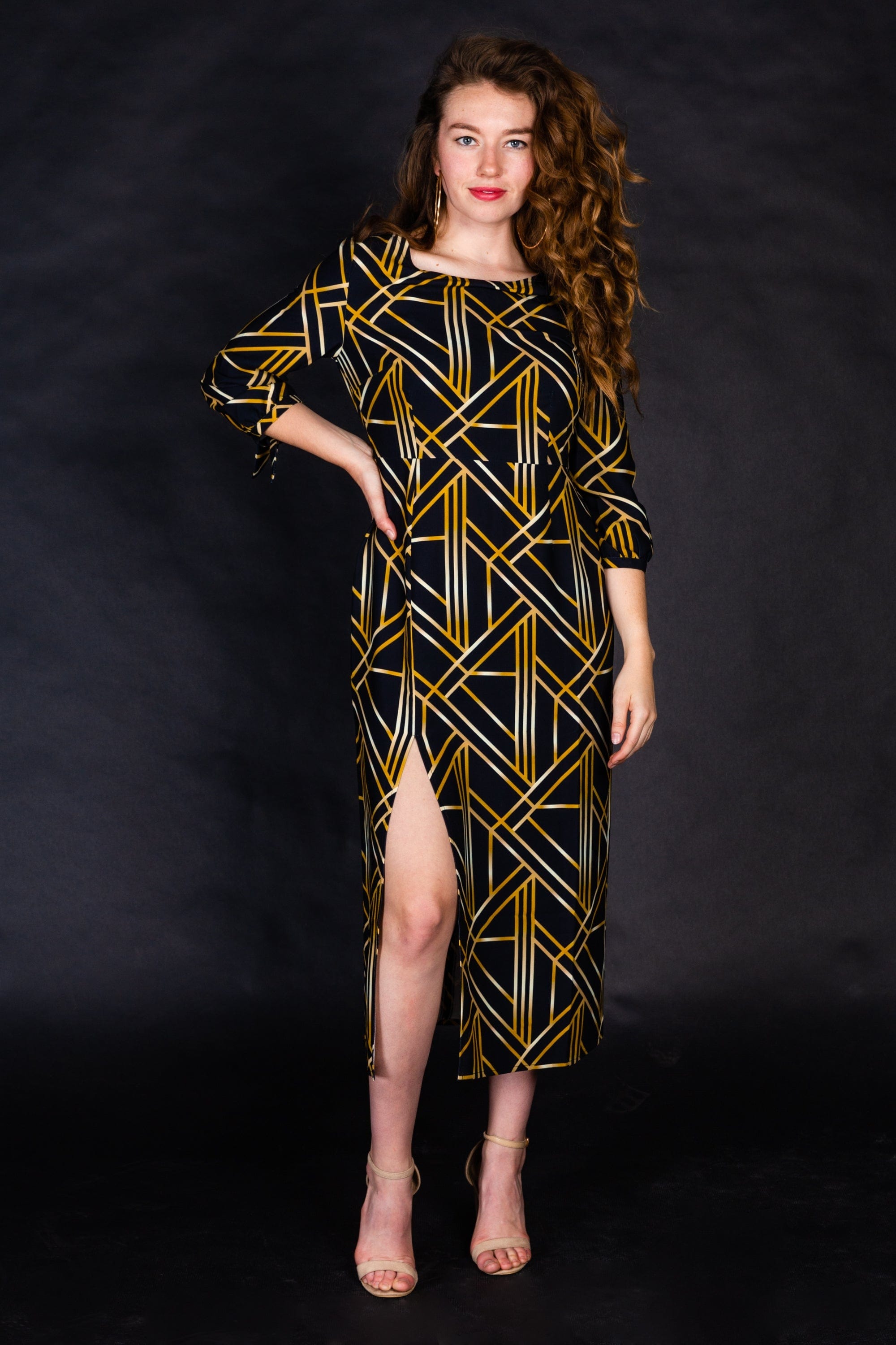 The Ball Droppers | Midi Formal Dress - Shinesty