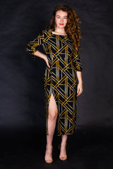 The Ball Droppers | Midi Formal Dress - Shinesty