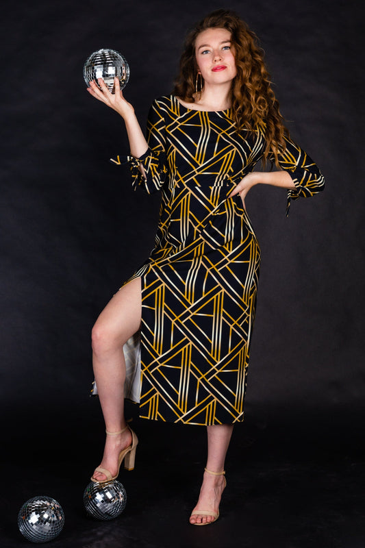 The Ball Droppers | Midi Formal Dress - Shinesty