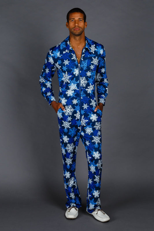 The Young Frosty | Snowflake Christmas Flight Suit - Shinesty