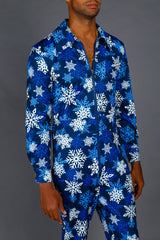 The Young Frosty | Snowflake Christmas Flight Suit - Shinesty