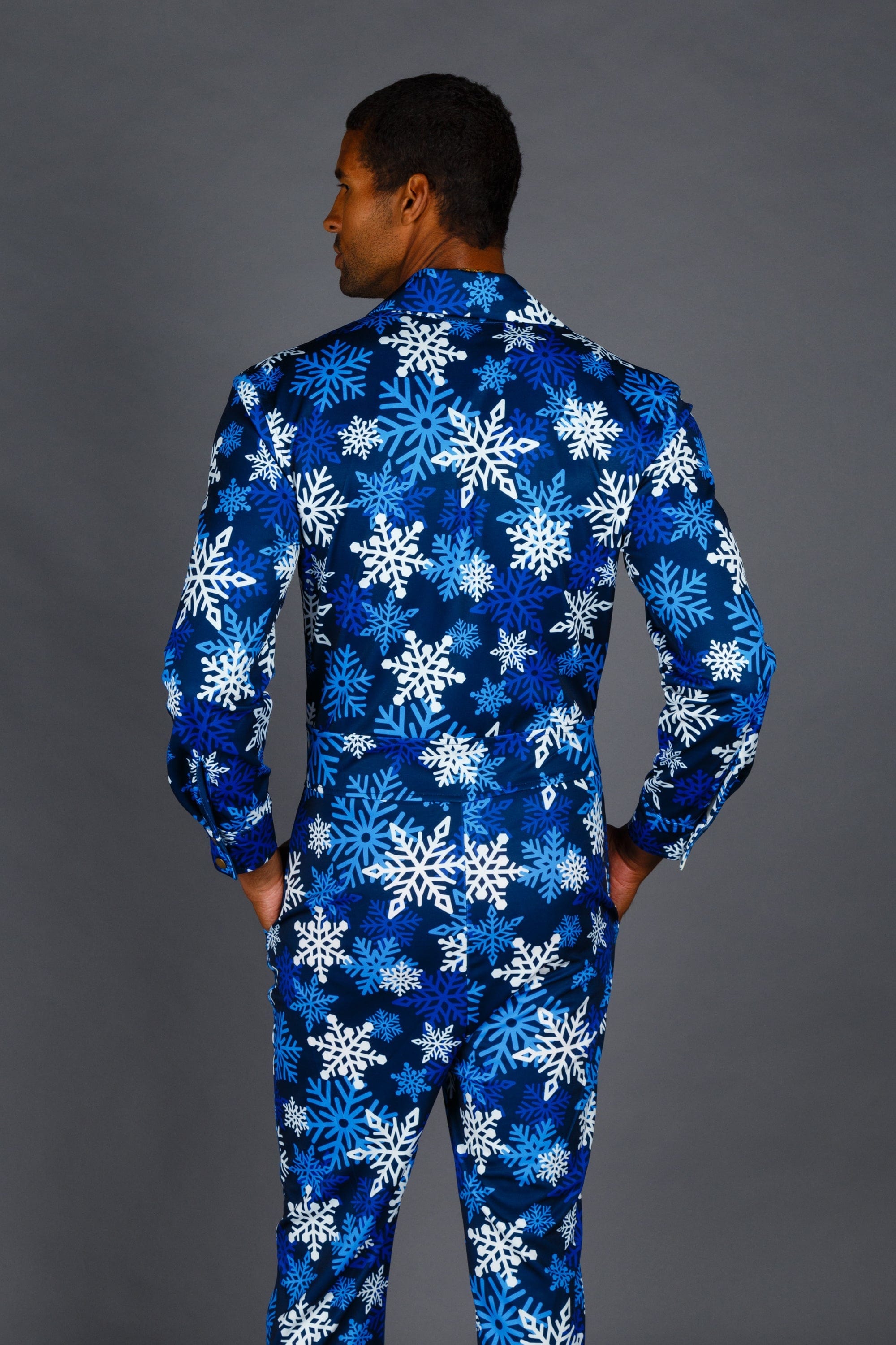 The Young Frosty | Snowflake Christmas Flight Suit - Shinesty