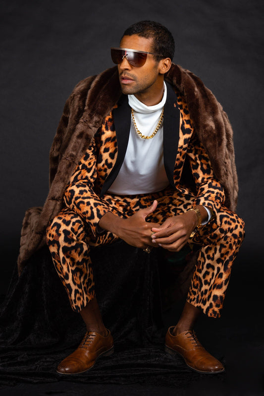 The Fastest Finishers | Leopard Print Suit - Shinesty