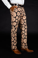 The Xmas Morning Wood | Wood Print Christmas Suit - Shinesty