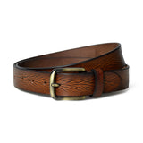 Eden Tan Men's Leather Belt - Classy Leather Bags - Flyclothing LLC