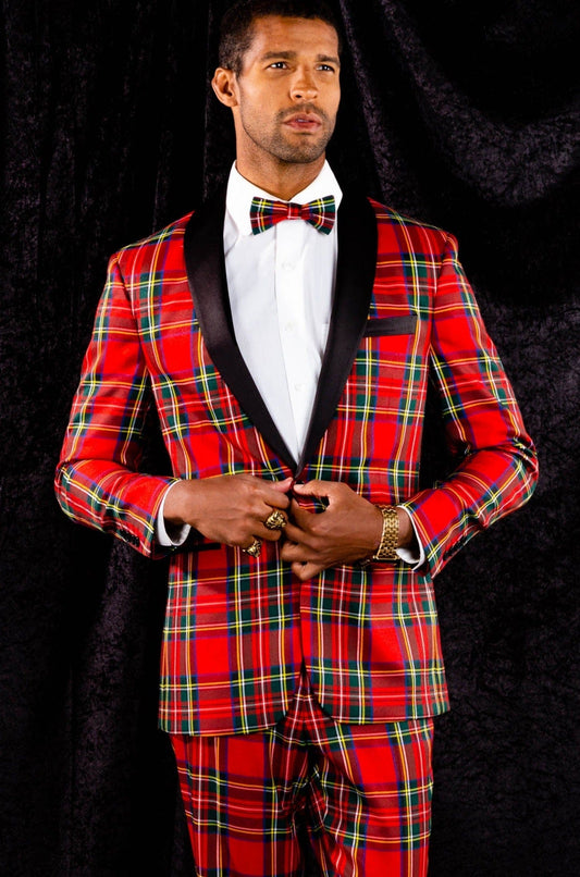 The Rockefeller | Tartan Plaid Tuxedo - Shinesty