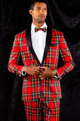 The Rockefeller | Tartan Plaid Tuxedo - Shinesty