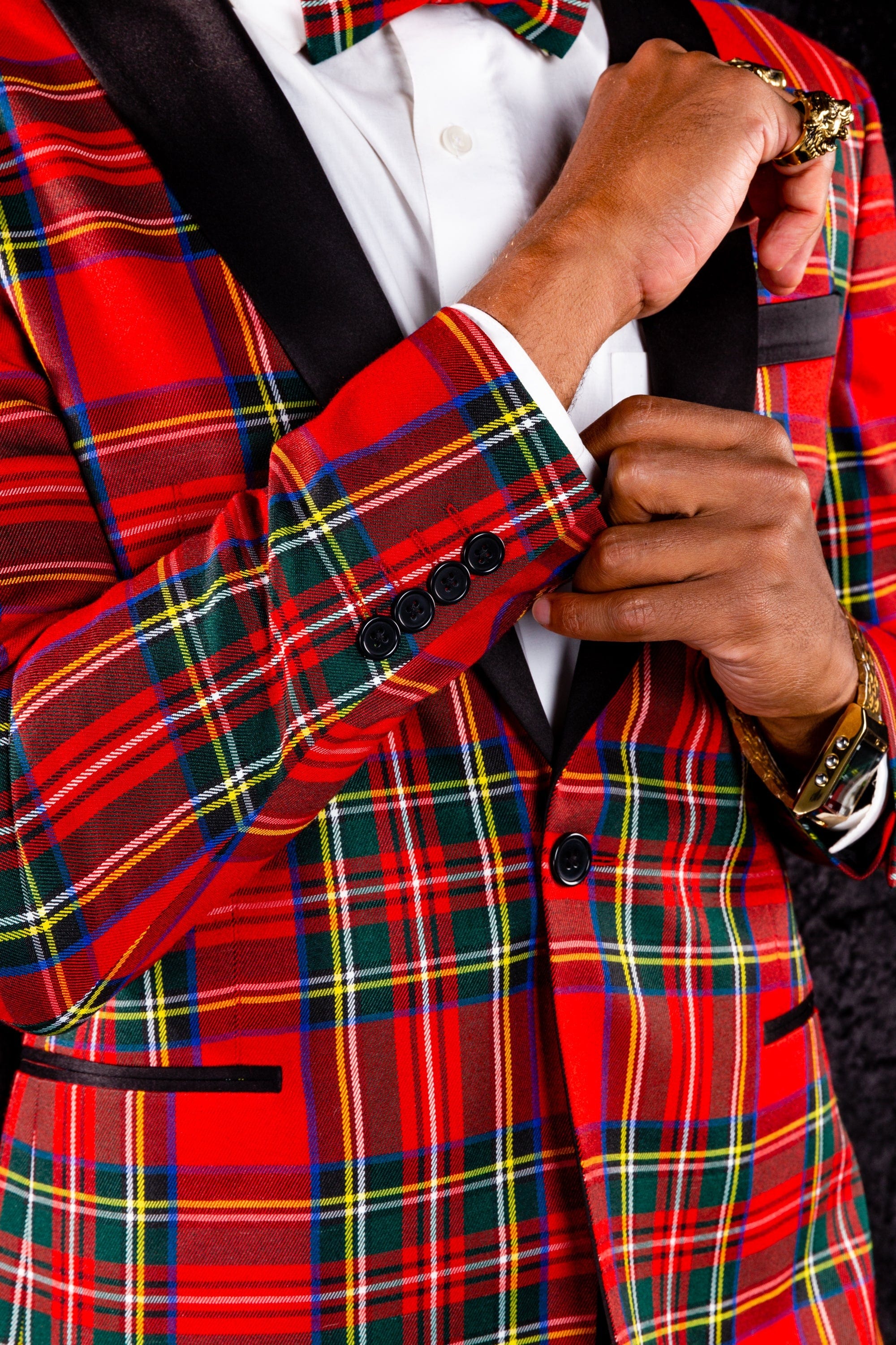 The Rockefeller | Tartan Plaid Tuxedo - Shinesty