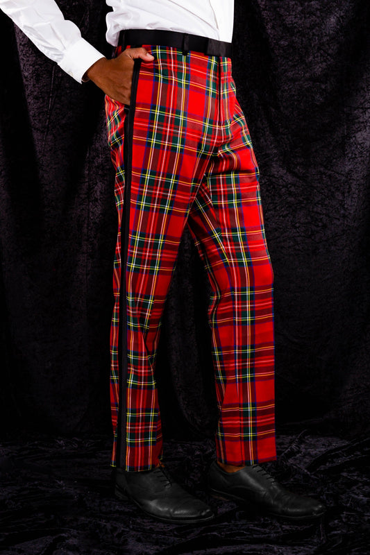 The Rockefeller | Tartan Plaid Suit Pants - Shinesty