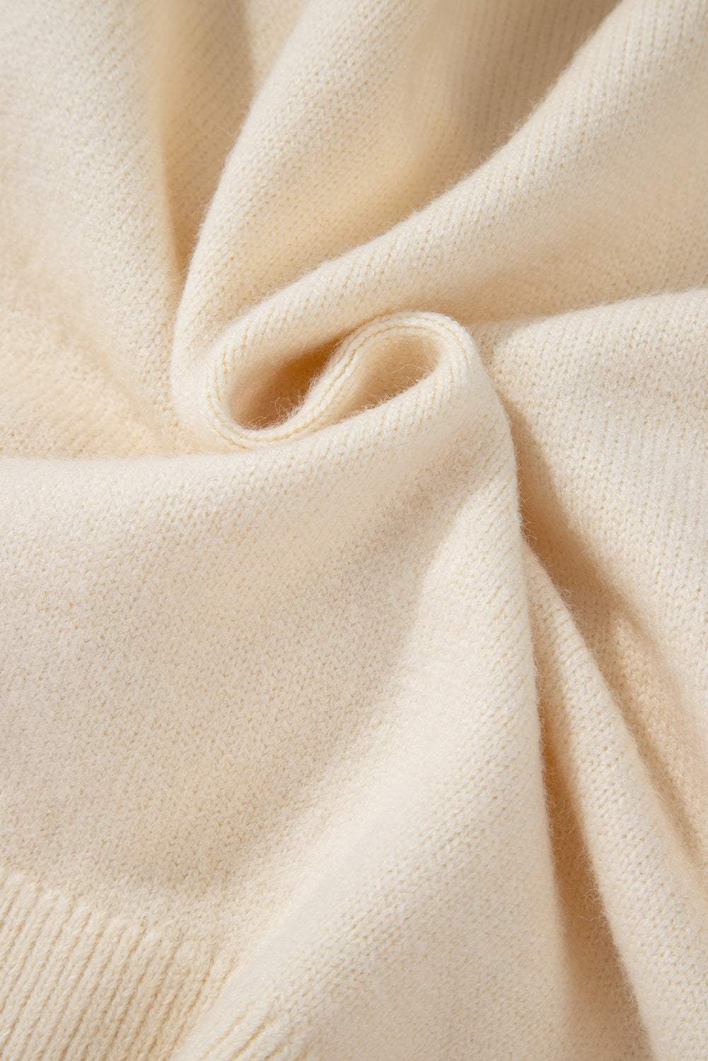 Bowknot Front V Neck Long Sleeve Cardigan - Trendsi - Flyclothing LLC