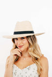 Fame Basket Weave Straw Sun Hat - Trendsi - Flyclothing LLC