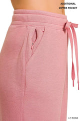 Zenana Drawstring Scuba Joggers with Pockets - Trendsi - Flyclothing LLC
