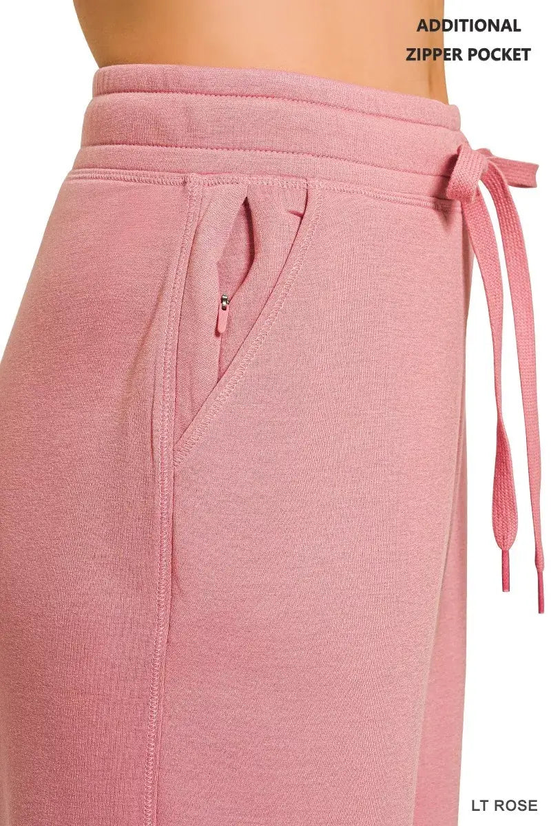 Zenana Drawstring Scuba Joggers with Pockets - Trendsi - Flyclothing LLC