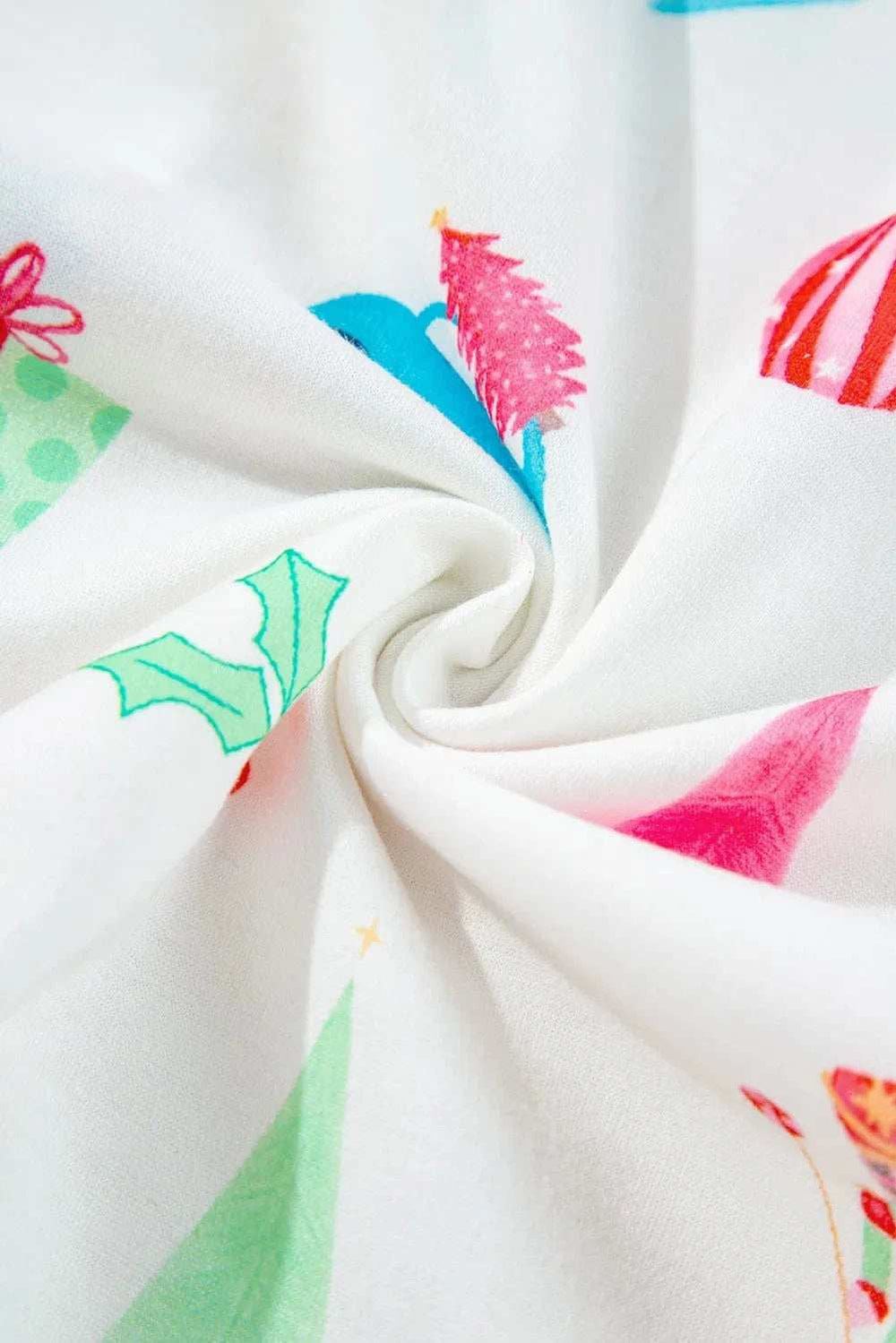 Printed Short Sleeve Top and Shorts Lounge Set - Trendsi - Flyclothing LLC