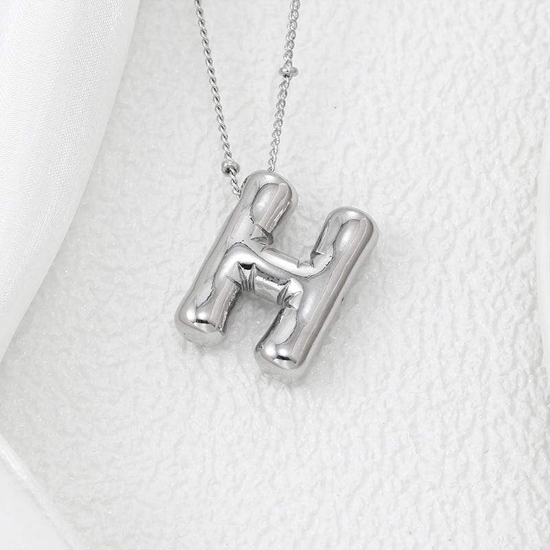 Copper Bubble Letter Pendant Necklace - Trendsi - Flyclothing LLC