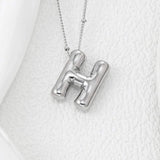 Copper Bubble Letter Pendant Necklace - Trendsi - Flyclothing LLC
