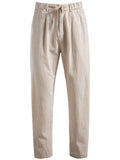 Men's Drawstring Straight Pants - Trendsi