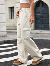 Relaxed Fit Cargo Jeans - Trendsi - Flyclothing LLC