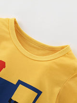 Children's Graphic Short Sleeve T-Shirt - Trendsi - Flyclothing LLC