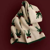 Christmas Knitted Scarf - Trendsi - Flyclothing LLC