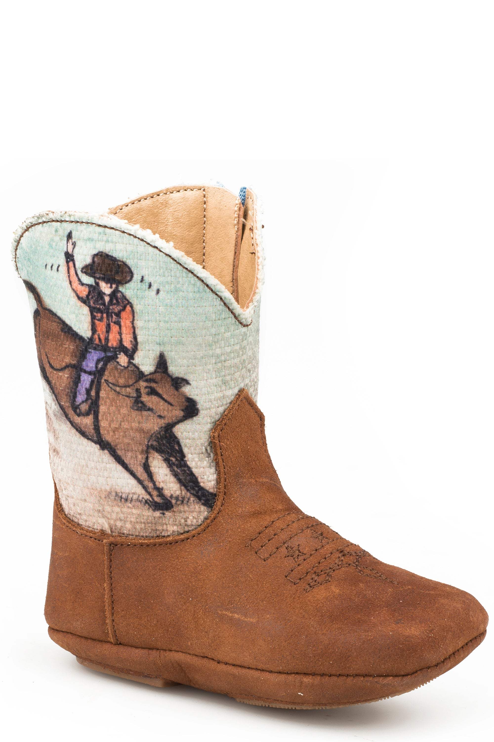 Roper Infant Boys Soft Brown Leather Vamp - Roper - Flyclothing LLC