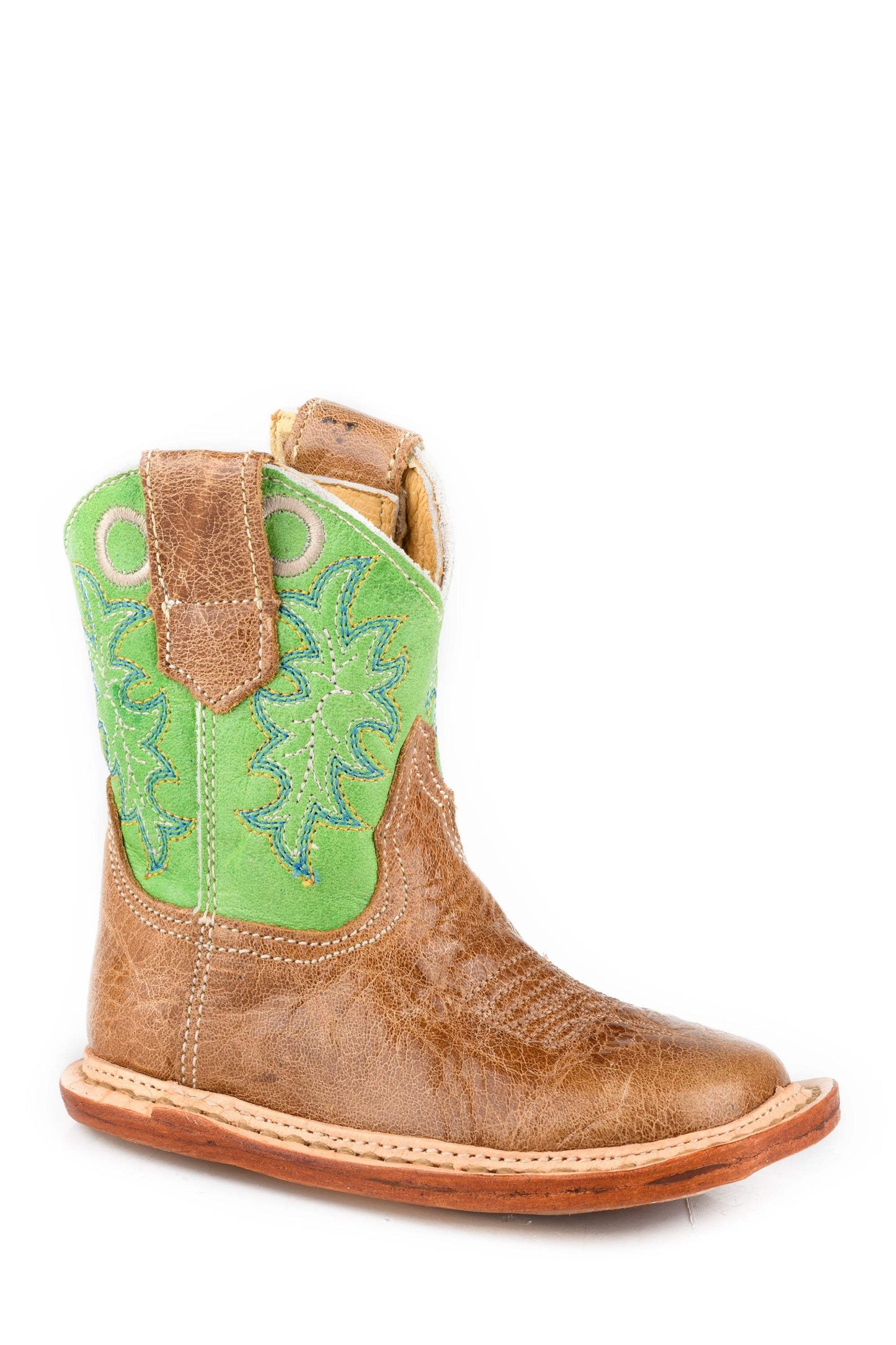 Roper Infants Boys Burnish Brown Leather Vamp - Roper - Flyclothing LLC