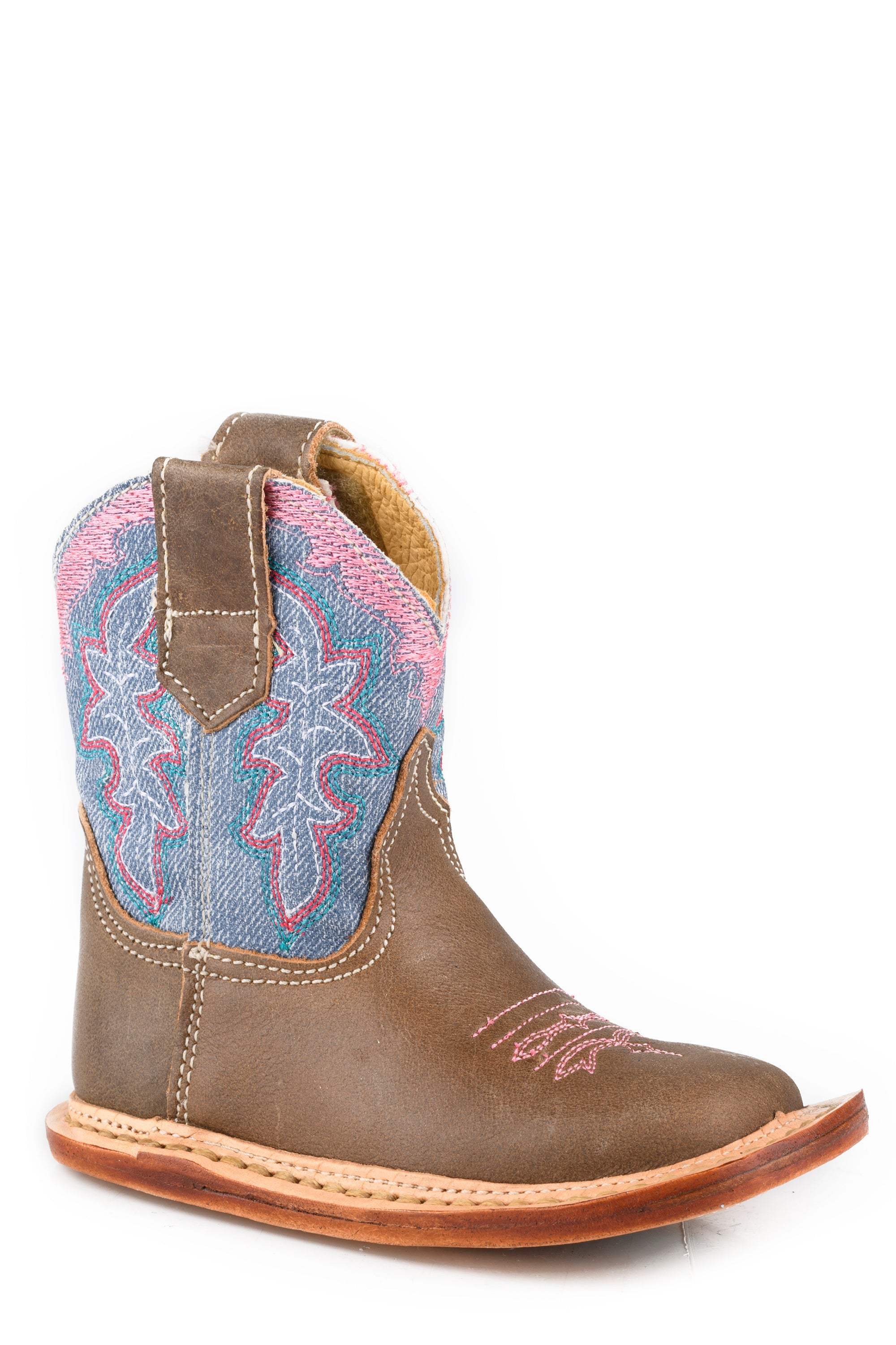 Roper Infants Girls Oiled Brown Leather Vamp - Roper - Flyclothing LLC