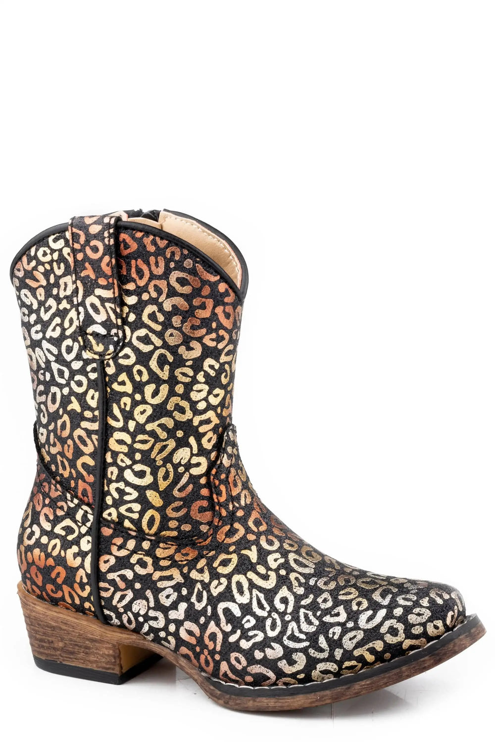 Roper Toddlers Girls Snip Toe All Over Leopard Print - Roper