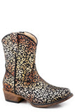 Roper Toddlers Girls Snip Toe All Over Leopard Print - Roper